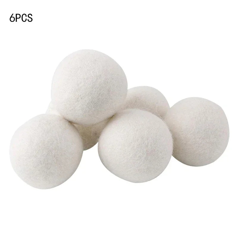 Reusable Wool Dryer Balls – Natural Fabric Softener for Laundry