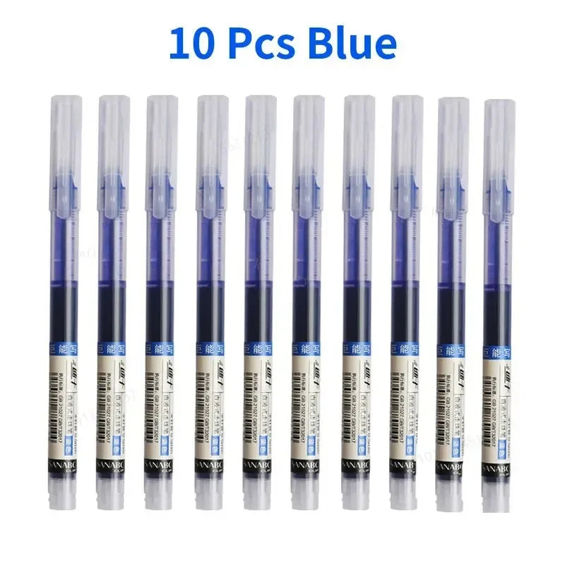 10Pcs High-Quality Needle Tip Gel Pens