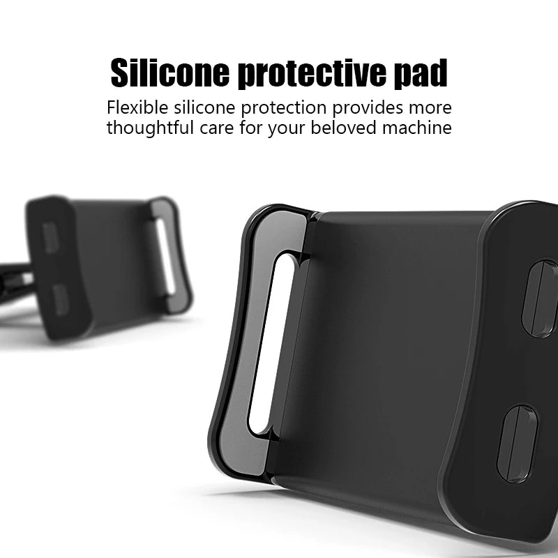 Adjustable Car Headrest Tablet & Phone Holder | 360° Rotation Mount
