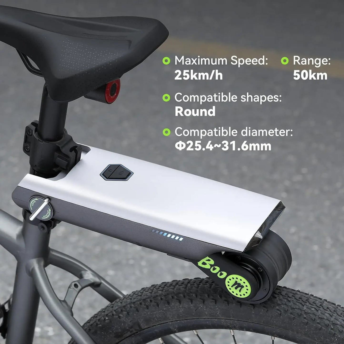 Cartmela 18V 200W Portable Electric Bicycle Booster