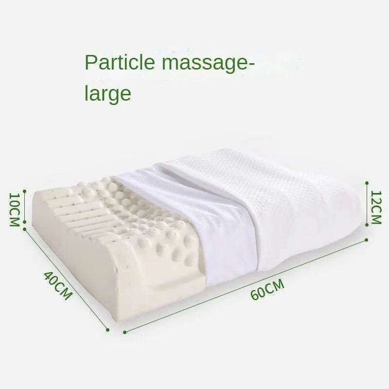 Natural Latex Orthopedic Pillow | Massage Sleep Support Cushion