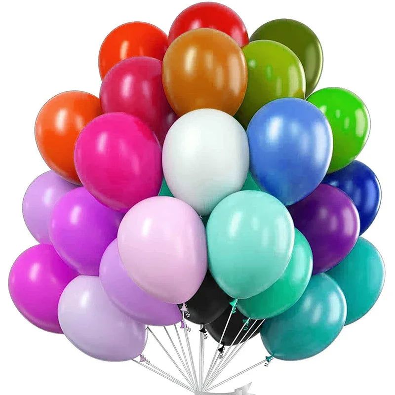 10–100pcs Pearl Latex Balloons – Party & Baby Shower Decor
