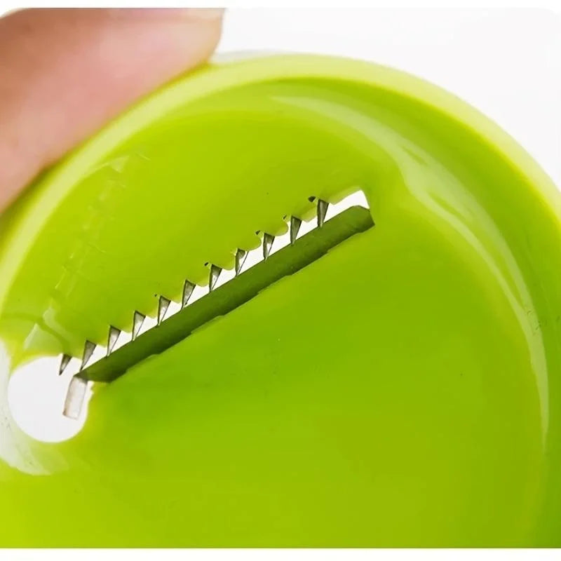 Rotating Shredder & Spiral Peeler – Manual Vegetable & Fruit Slicer