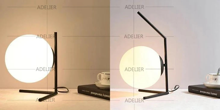 Modern Glass Ball Table Lamp