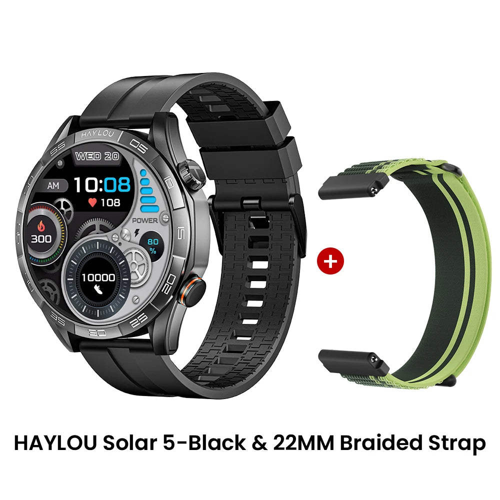 Solar 5 Voice Calling Smartwatch – AMOLED Display