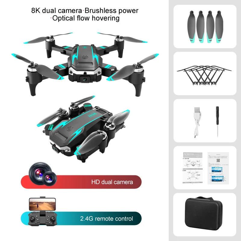 G6 Foldable GPS Drone – 5000M HD FPV Camera, Obstacle Avoidance Quadcopter