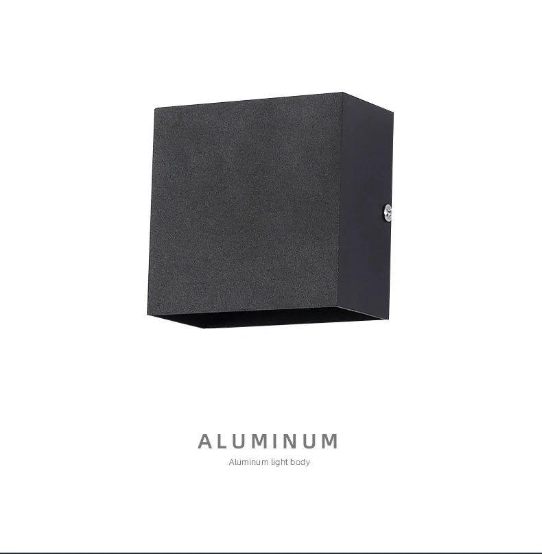 2-Pack LED Wall Sconces – 6W Modern Up Down Indoor Wall Lights