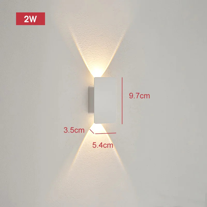 Modern LED Outdoor Wall Lamp – Waterproof IP65 Up Down Light