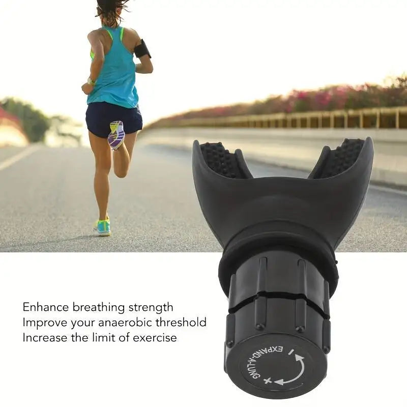 Adjustable Silicone Breathing Trainer – Fitness Lung Exerciser