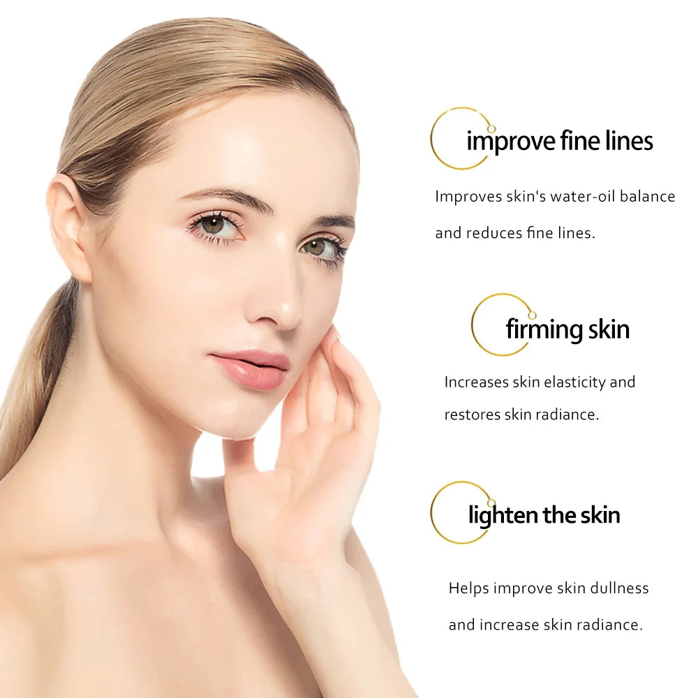 24K Gold Niacinamide Skincare Set – Serum & Eye Cream Kit