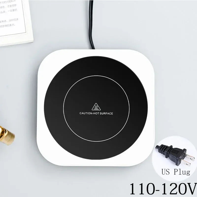 Electric Coffee Mug Warmer – 80°C Heating Plate for Desk Use