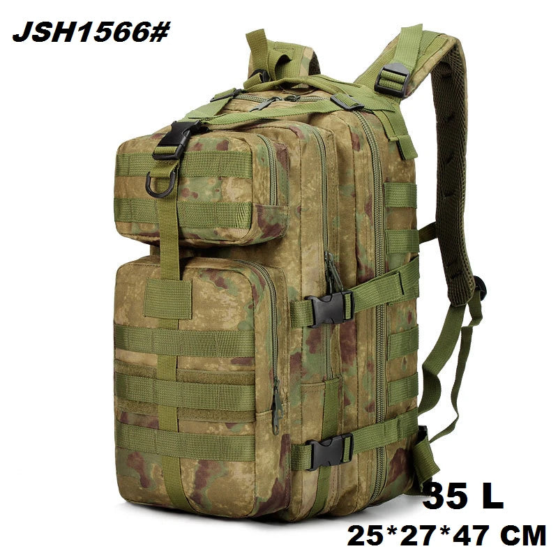 Tactical Backpack – Small Gym, Travel & Hiking Bag with Molle System
