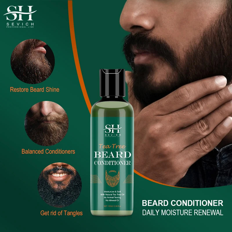 Beard Growth Kit for Men – Oil, Shampoo & Moustache Care Set