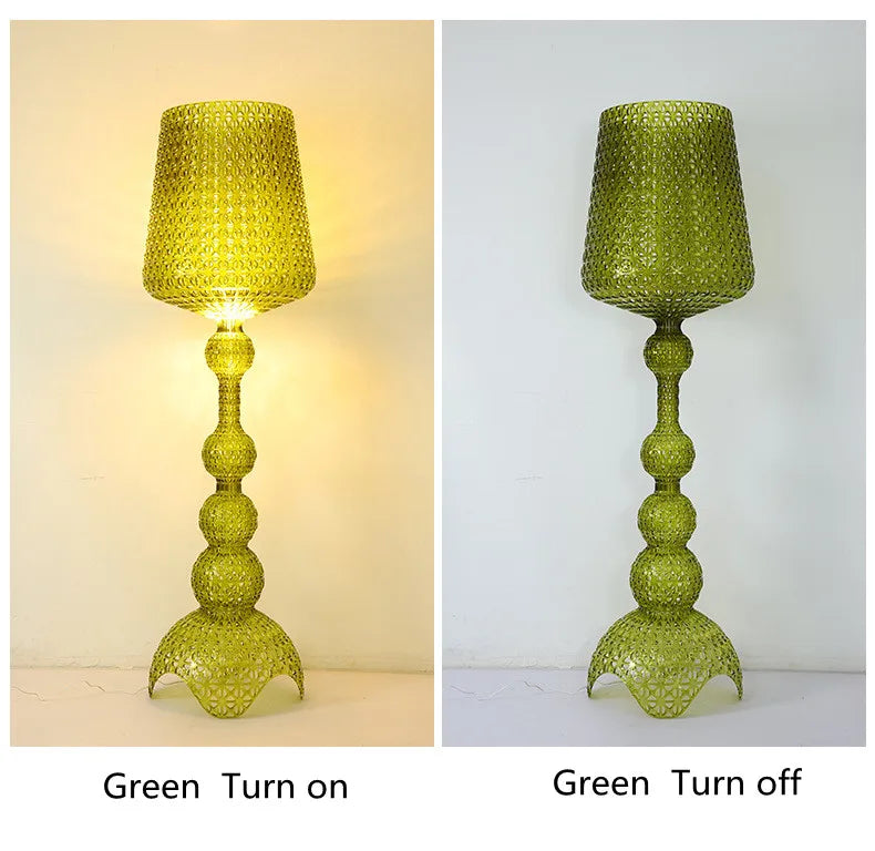 Italian Designer Hollow Goblet Acrylic Floor Lamp
