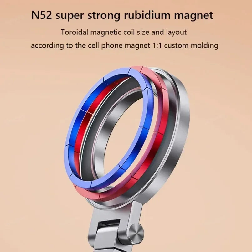 360° Magnetic Phone Holder – Folding, Portable Airplane Mount