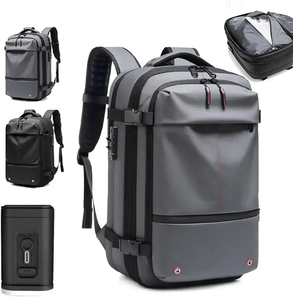 Cartmela 60L Vacuum Compression Backpack with Pump