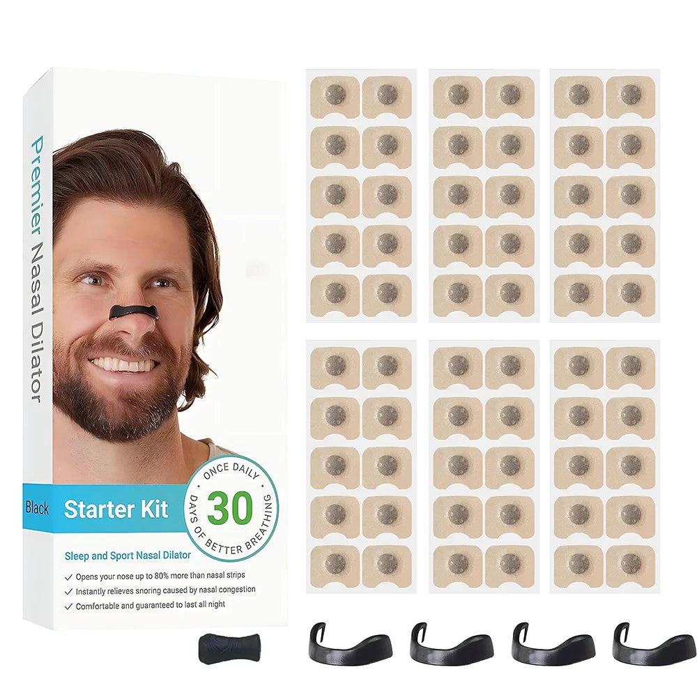 15 Pairs Magnetic Nasal Breathing Dilators Kit