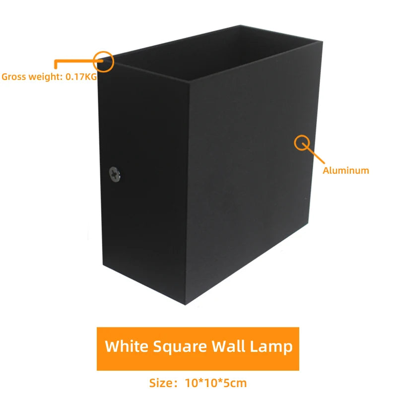 2-Pack LED Wall Sconces – 6W Modern Up Down Indoor Wall Lights