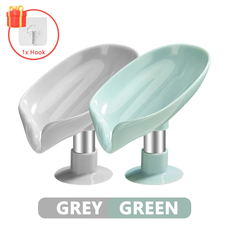 Leaf Shape Soap Holder with Suction Cup