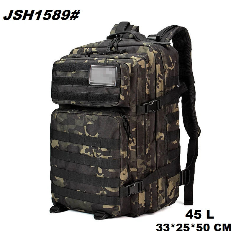 Tactical Backpack – Small Gym, Travel & Hiking Bag with Molle System