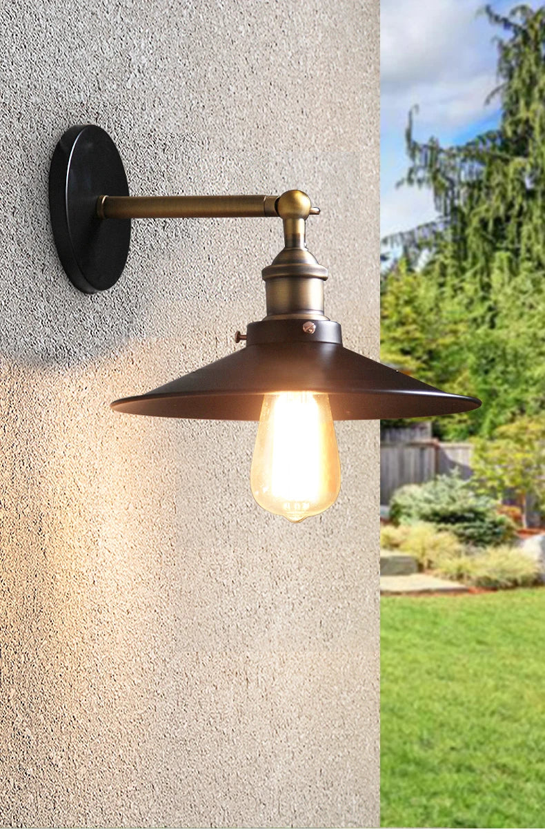 Vintage Wall Lamp with Switch – Adjustable Industrial Loft Light