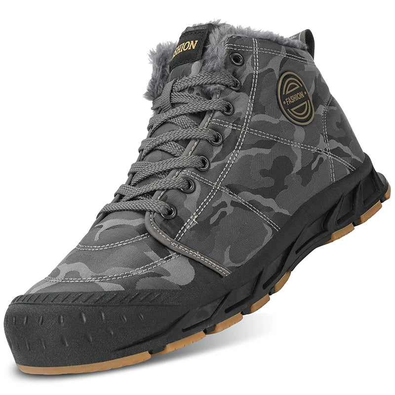 Cartmela Men's Waterproof Winter Ankle Boots