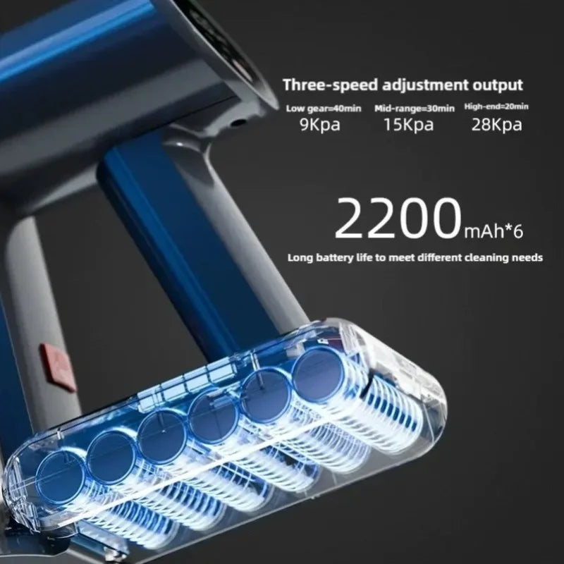 Cordless Handheld Vacuum Cleaner – 2-in-1 Dry & Wet with Touchscreen