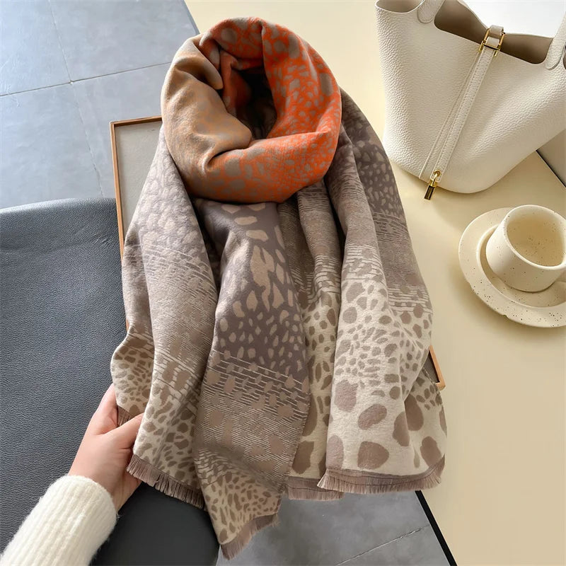 Luxury Pashmina Shawl – Thick Soft Winter Cashmere Wrap Scarf