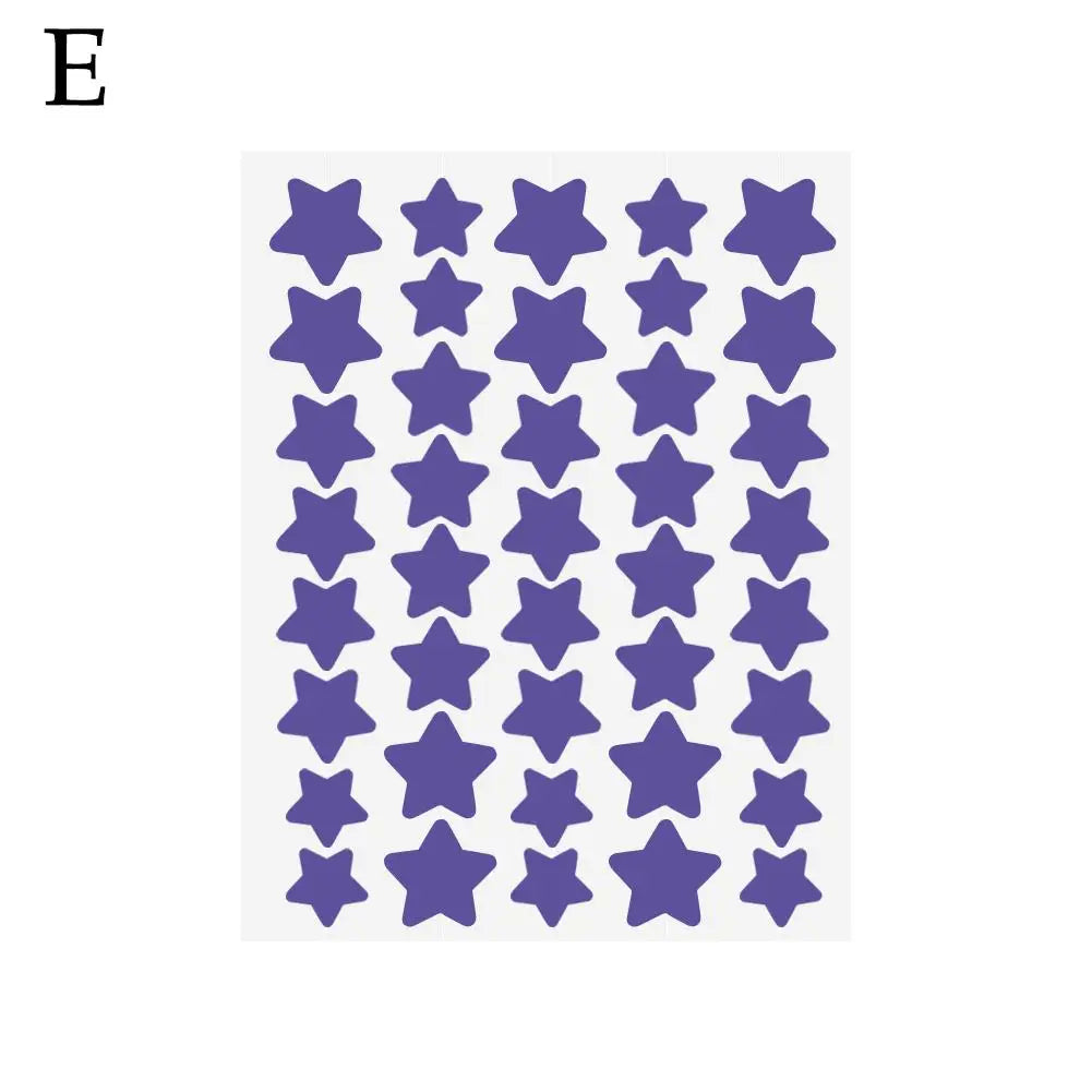 40pcs Star-Shaped Pimple Patches – Cute, Colorful & Invisible Care
