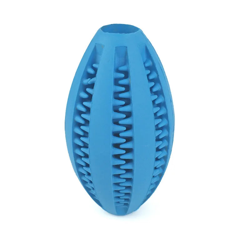 Dog Chew Toy Ball – Tough Rubber Teeth Cleaning Snack Ball