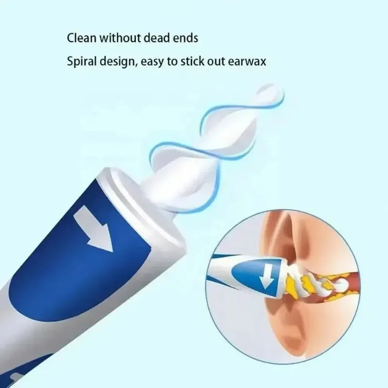 Soft Silicone Ear Wax Remover Tool with 16 Replacement Tips