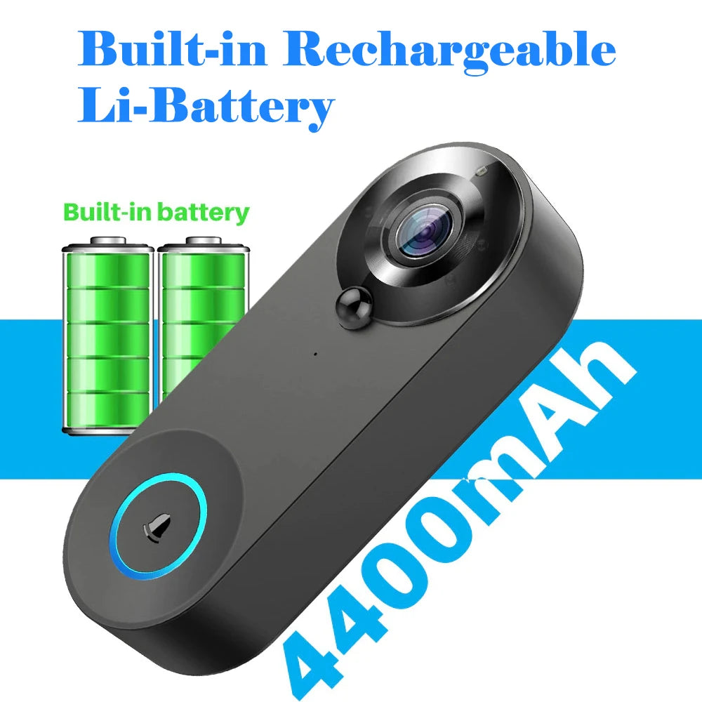 Cartmela 1080P WiFi Smart Video Doorbell | Wireless Home Security Camera