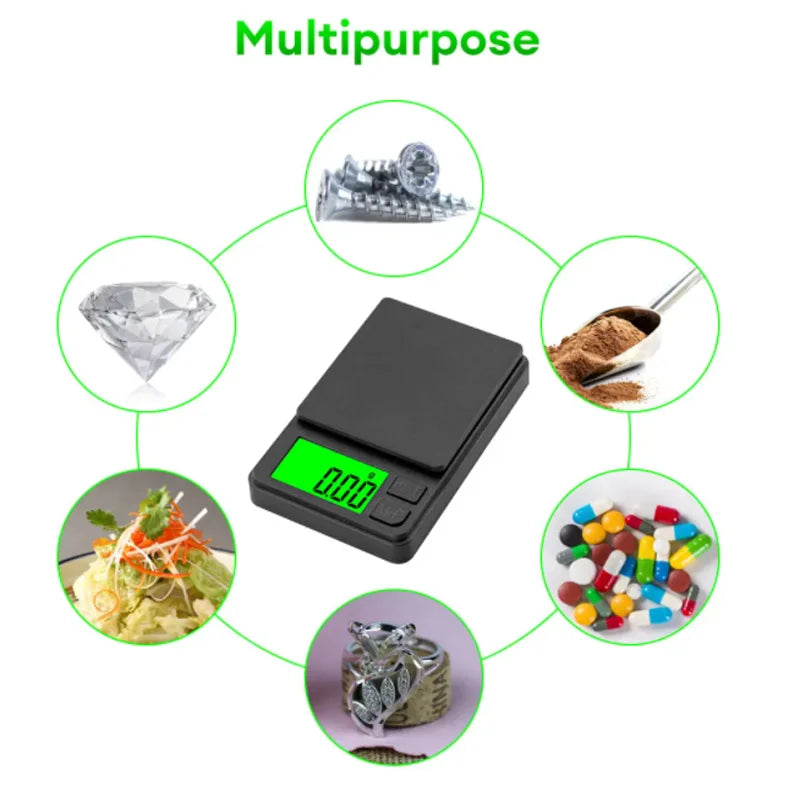 Precision Pocket Scale 1000g X 0.1g – Digital Scale for Food, Travel
