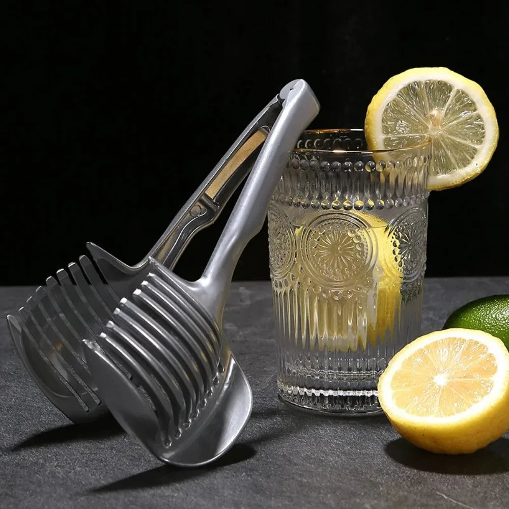 Stainless Steel Handheld Orange, Lemon, Tomato & Onion Slicer