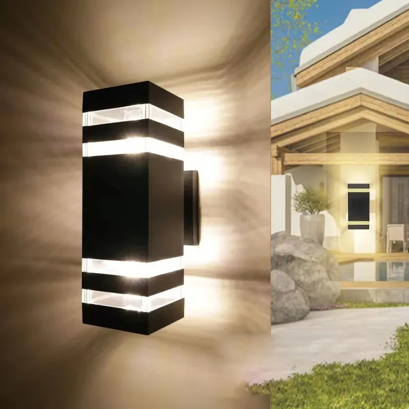 Outdoor Waterproof Street Wall Light – LED E27 Bulb Fixture