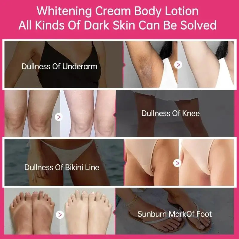 Collagen Milk Whitening Cream – Face & Body Moisturizing Lotion