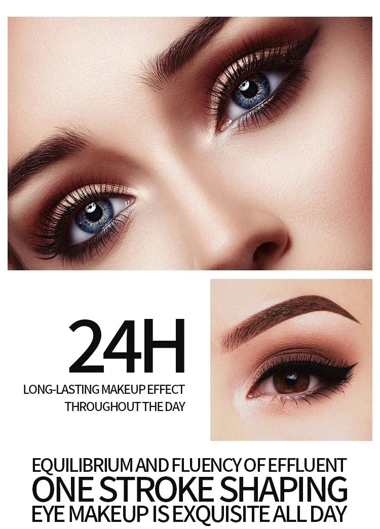 Liquid Eyeliner & Waterproof Mascara Set for Bold Eye Makeup