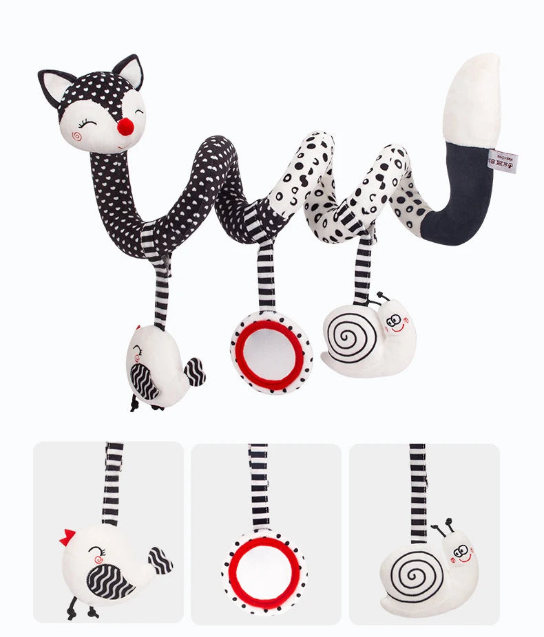 Cartmela Baby Spiral Plush Toys