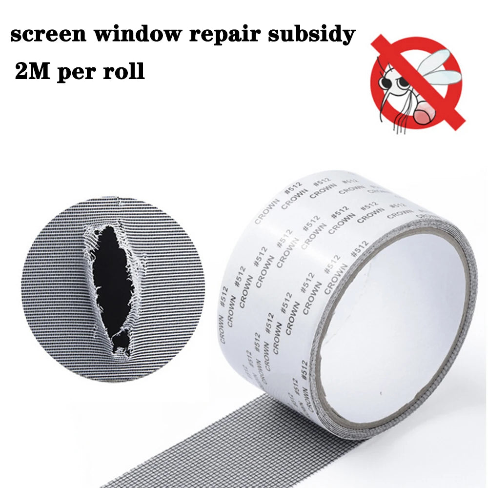 Waterproof Screen Repair Tape – Self-Adhesive Insect Mesh Patch