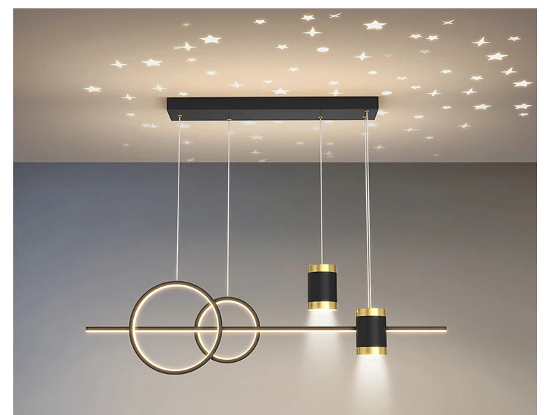 100cm Modern LED Pendant Light – Long Strip Dining Table Fixture
