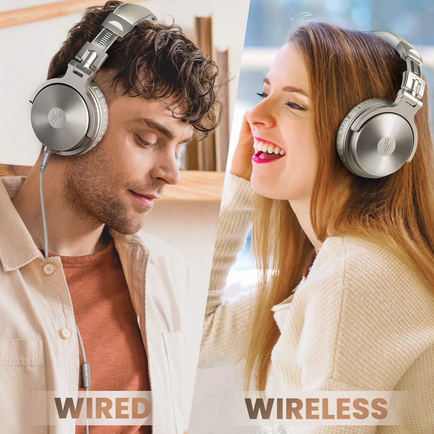OneOdio Pro C Wireless Headphones – Hi-Res Over-Ear, 110h Playtime