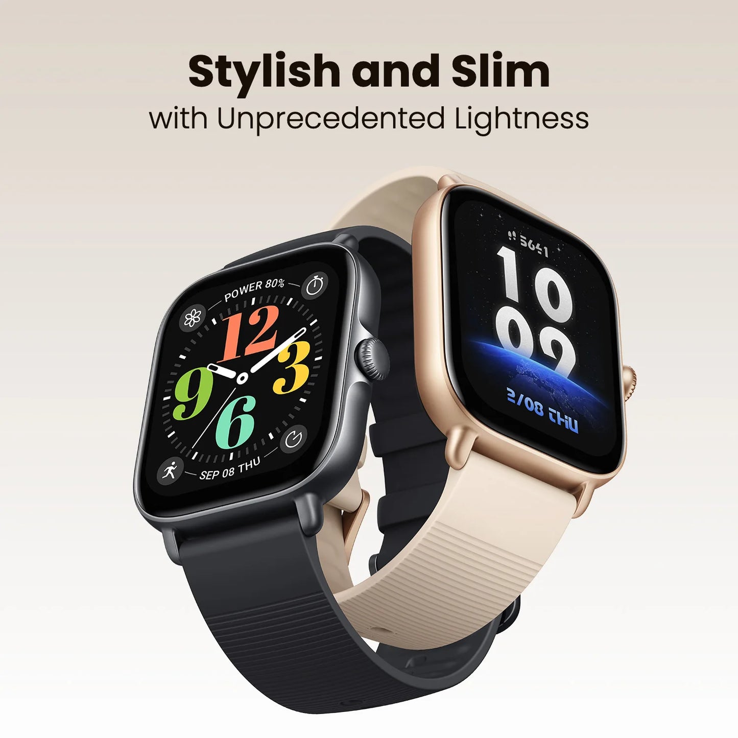 GTS 4 Mini Smartwatch – Alexa, Heart Rate, 150 Sport Modes