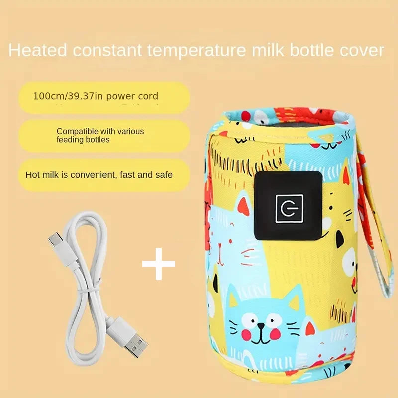 USB Bottle Warmer – Portable Milk & Water Heater Bag
