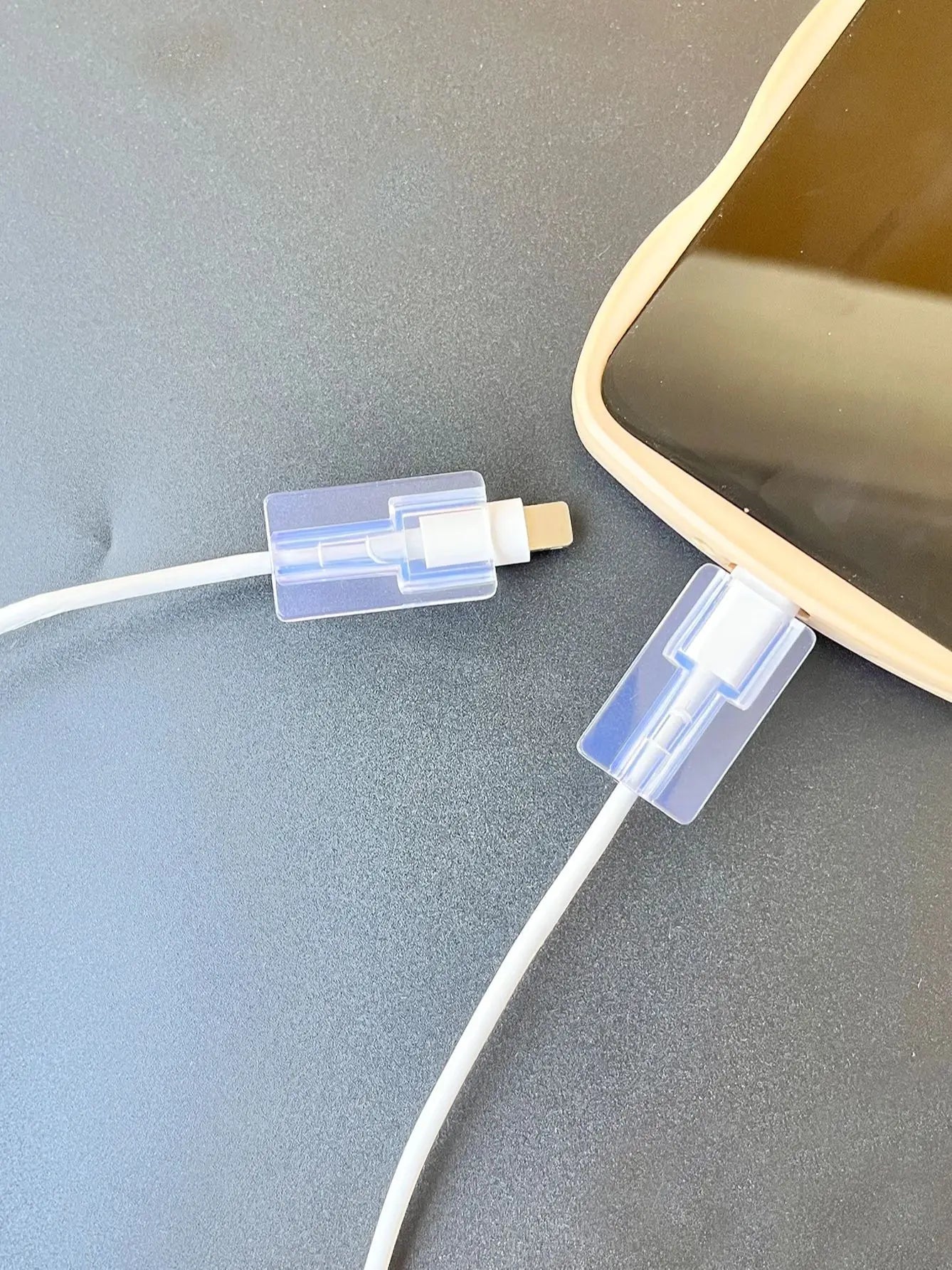 5pcs Silicone Cable Winders & Protectors for Fast Charging Cords