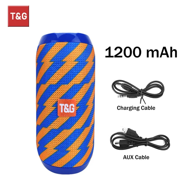T&G TG117 Bluetooth Speaker Portable Waterproof Outdoor Stereo TWS