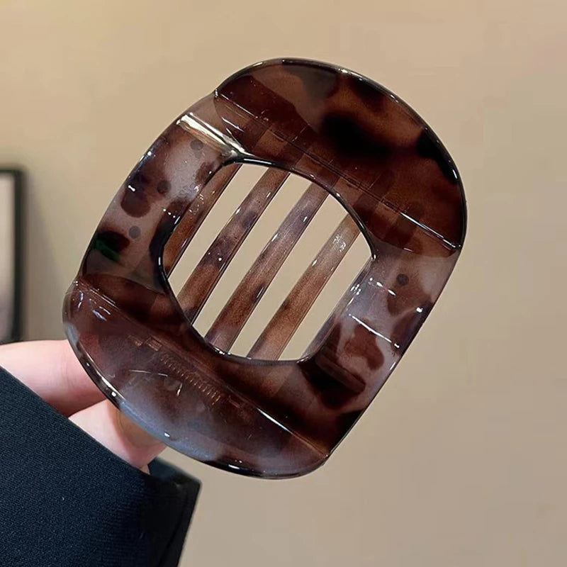 Acetic Acid Hair Clip – Simple Spring Spoon Clip for Women
