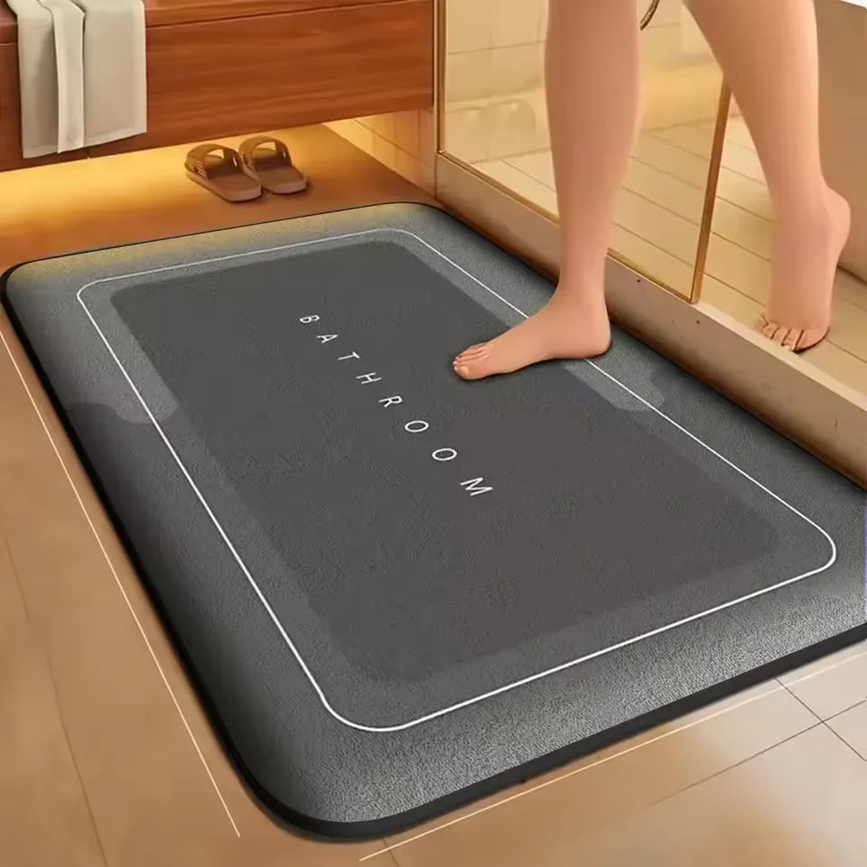 Super Absorbent Anti-Slip Bath Mat | Coral Velvet Bathroom Rug