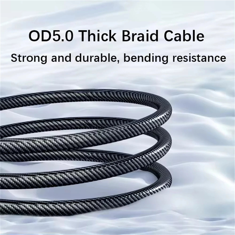 NNBILI 120W Type-C Cable – Fast Charging with LED Display