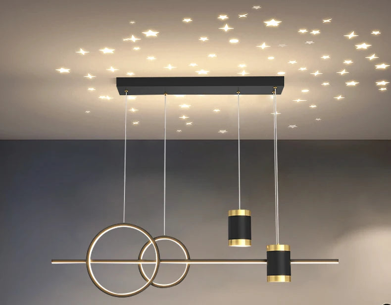 100cm Modern LED Pendant Light – Long Strip Dining Table Fixture