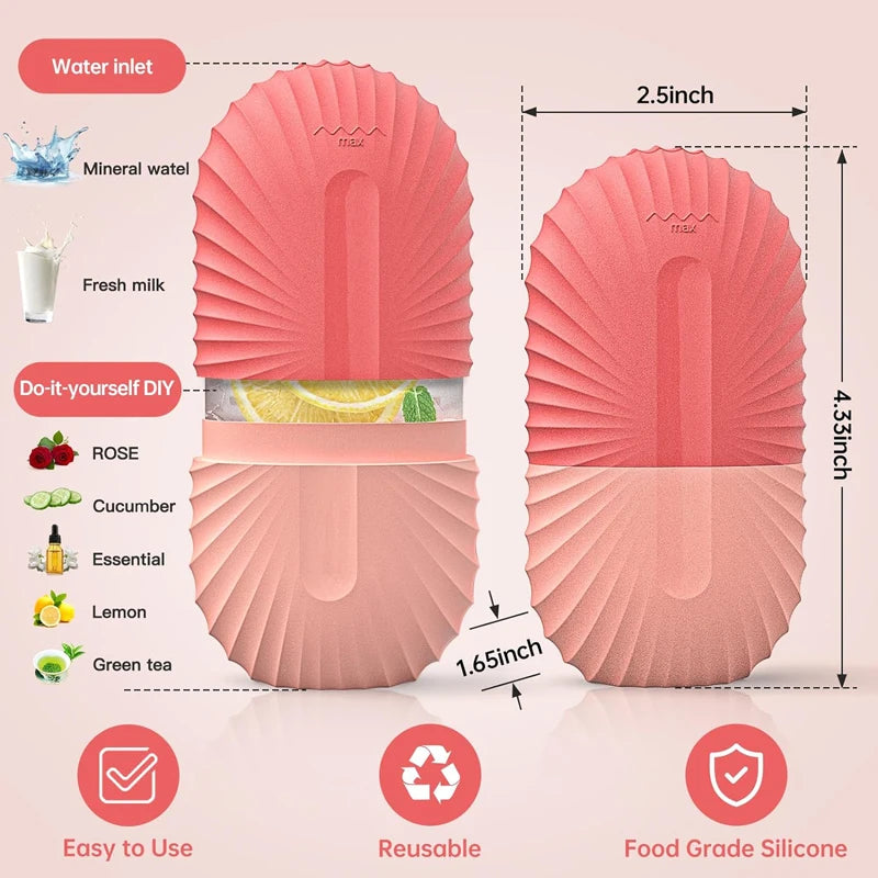 Silicone Ice Face Roller – Puffiness & Pore-Reducing Facial Tool